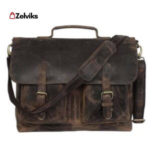 Leather Travel Shoulder Bag – Brown Everyday Pack