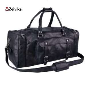 Leather Travel Shoulder Bag – Brown Everyday Carry