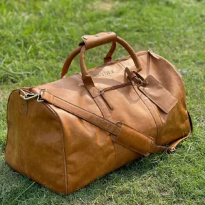 Leather duffel Bag Full Grain Leather weekender bag Handmade large weekend travel Vacation Holidays