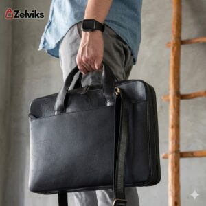 Laptop Bag – Brown Briefcase Satchel Messenger Bag | Zelviks